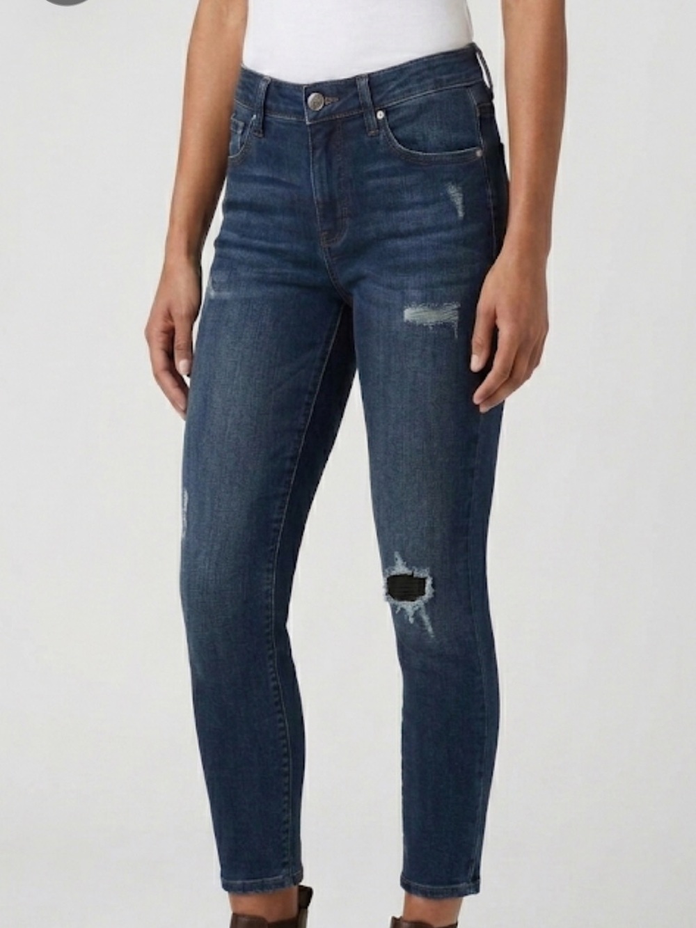 Kut from The Kloth Dark Wash Distressed Jeans